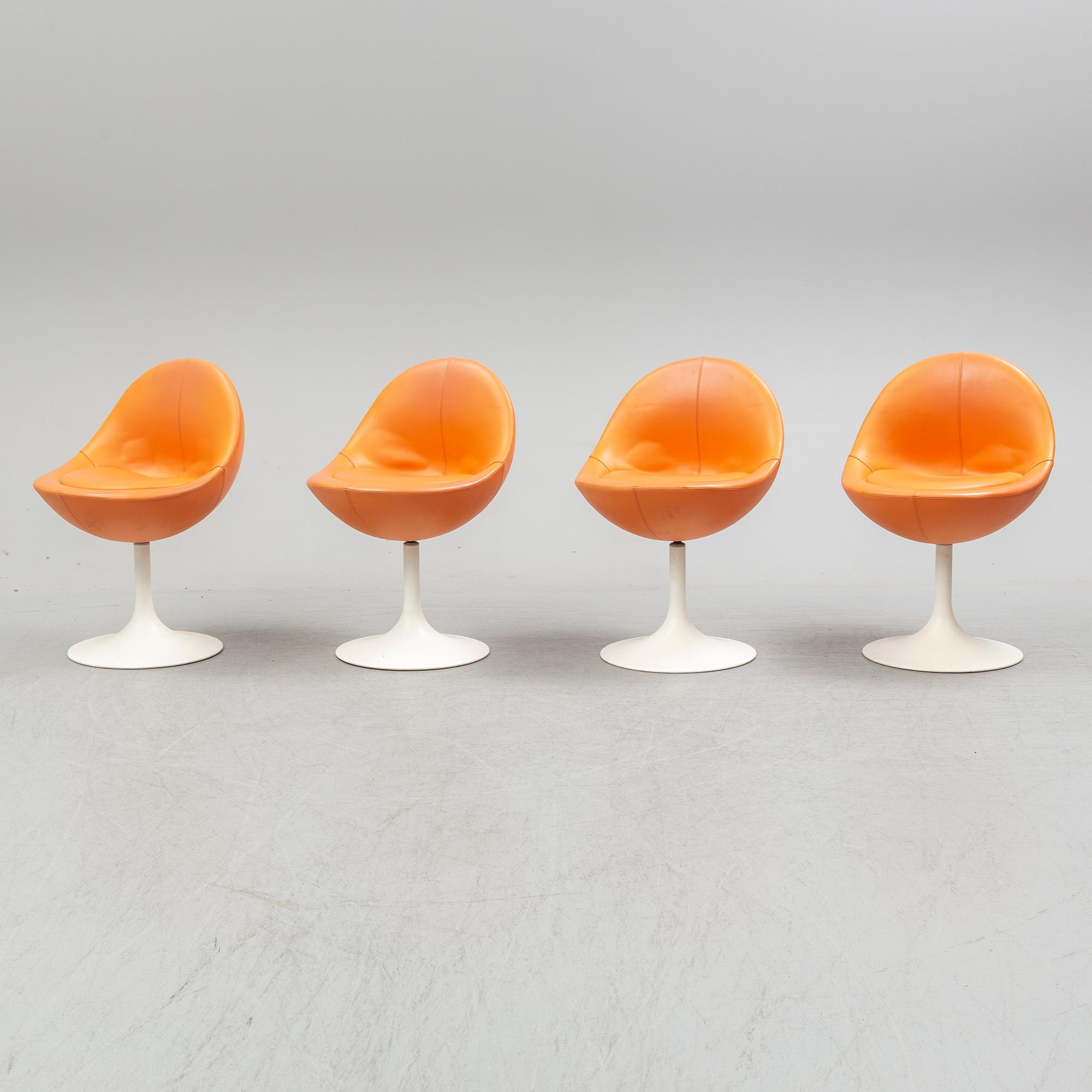 Four 'Venus' chairs by Johanson Design.