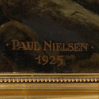 Paul Nielsen, oil on canvas, signed and dated 1925.