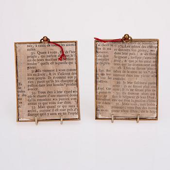 MINIATYRER, ETT PAR, Frankrike 1800-talets slut.