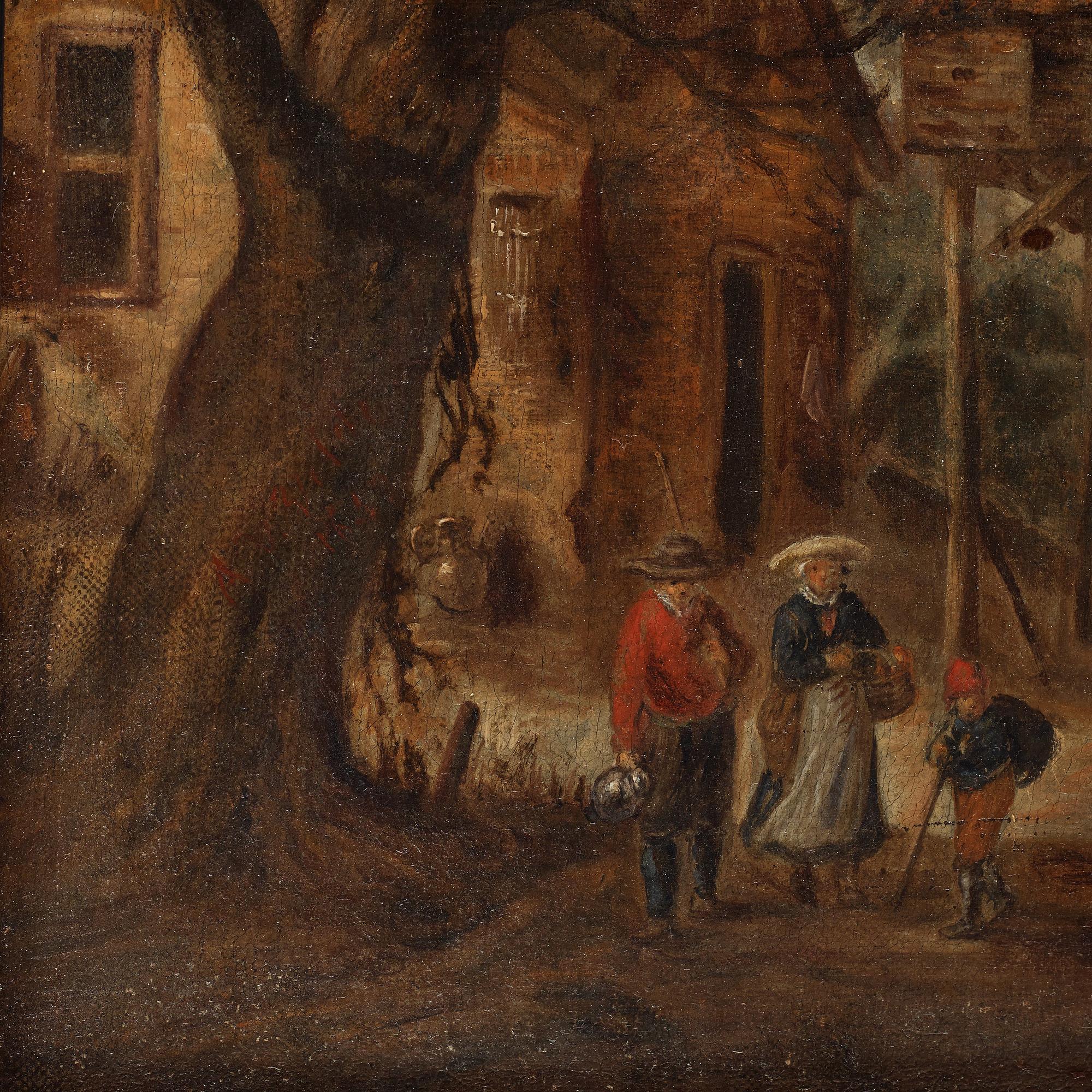 Esaias van de Velde Follower of, ESAIAS VAN DE VELDE, follower o,  oil on canvas, bears signature A van der Velde and dated 1657.