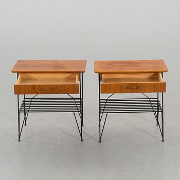 SÄNGBORD, ett par, String-modell, 1950/60-tal.