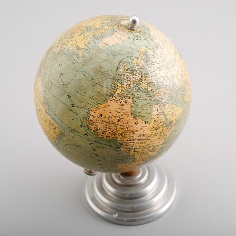 JORDGLOB, Globe Terrestre", Paris, 1900-talets första hälft.