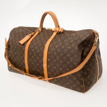 LOUIS VUITTON, "Keepall Bandoulière 60", weekend bag.