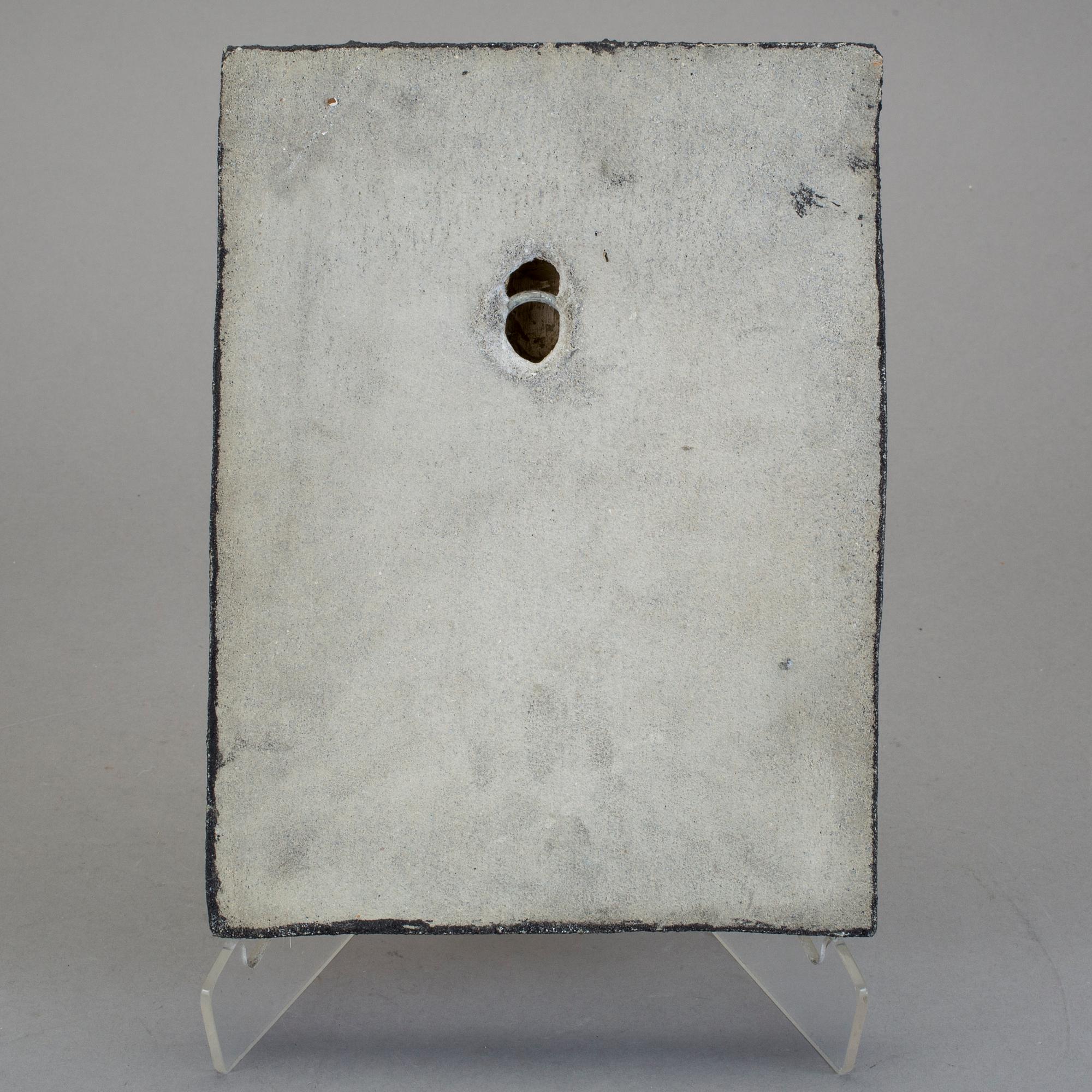 VÄGGPLAKETT, Björn Wiinblad, 1962.