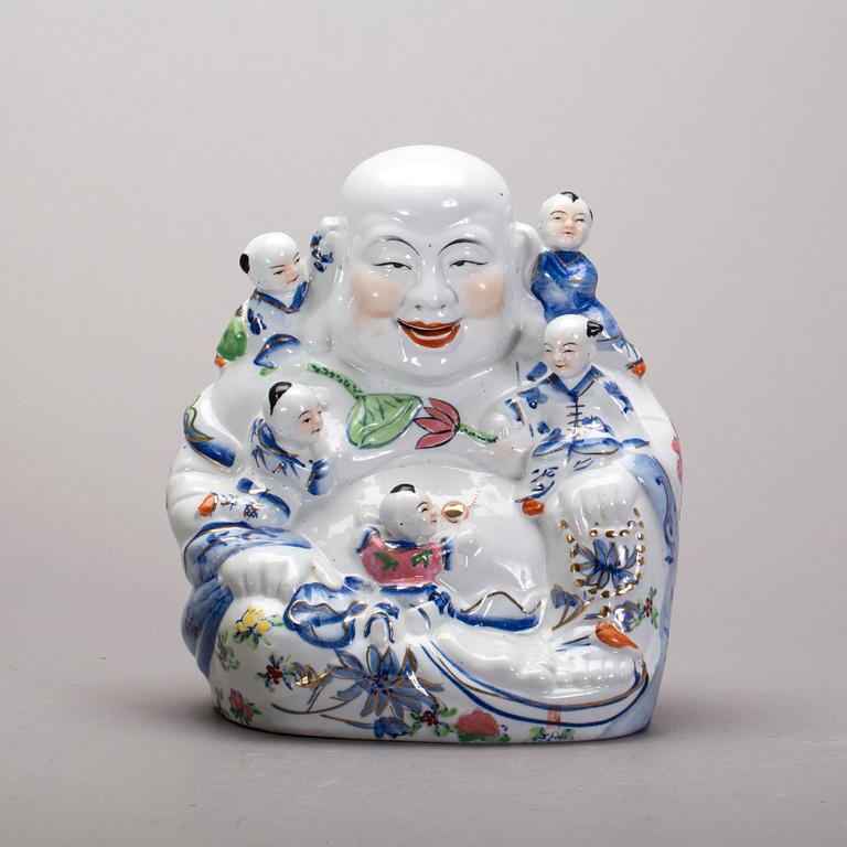 BUDDHA, porslin, Kina, 1900-tal.