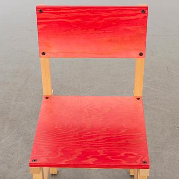 FREDRIK PAULSEN, "Röhsska"Designbaren, stol, Blå Station 2020, Stol 17/102.