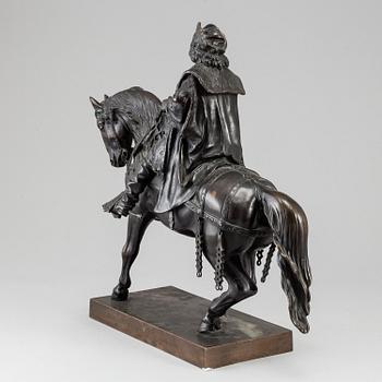 BOHUSLAV SCHNIRCH, sculpture. Bronze. Stamp signed. Height 39.5 cm, length 38 cm.