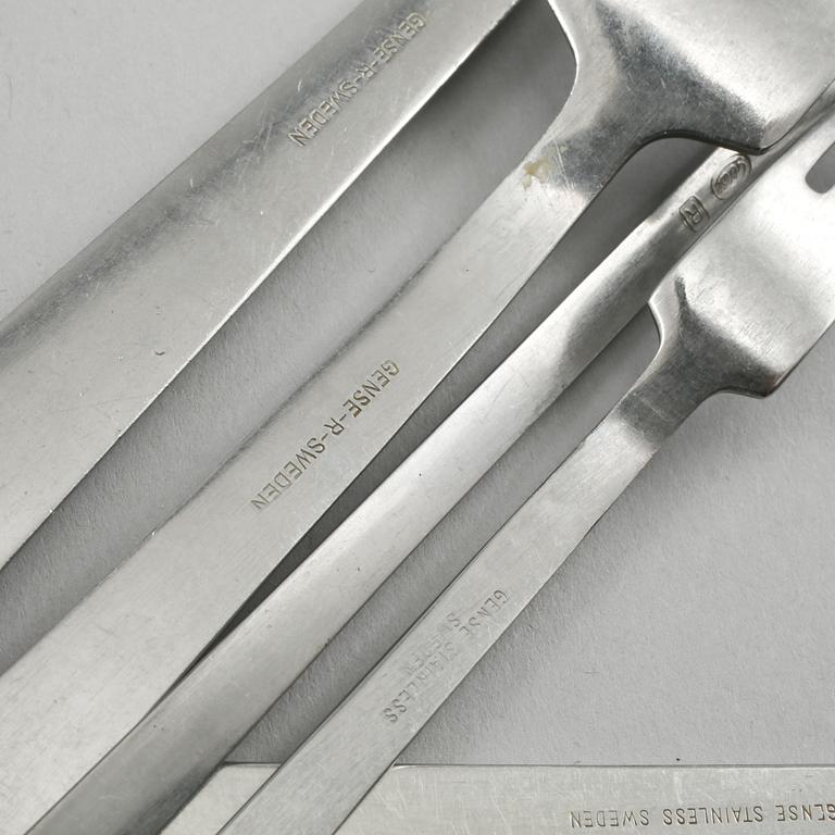 BESTICK, 94 delar, rostfritt stål, "Thebe", Folke Arström.