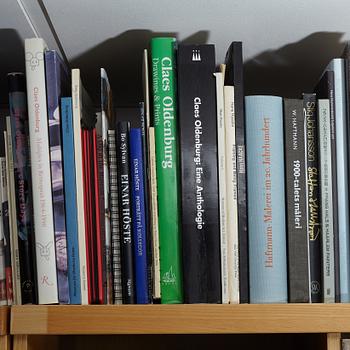 Björn Springfeldt's art library.
