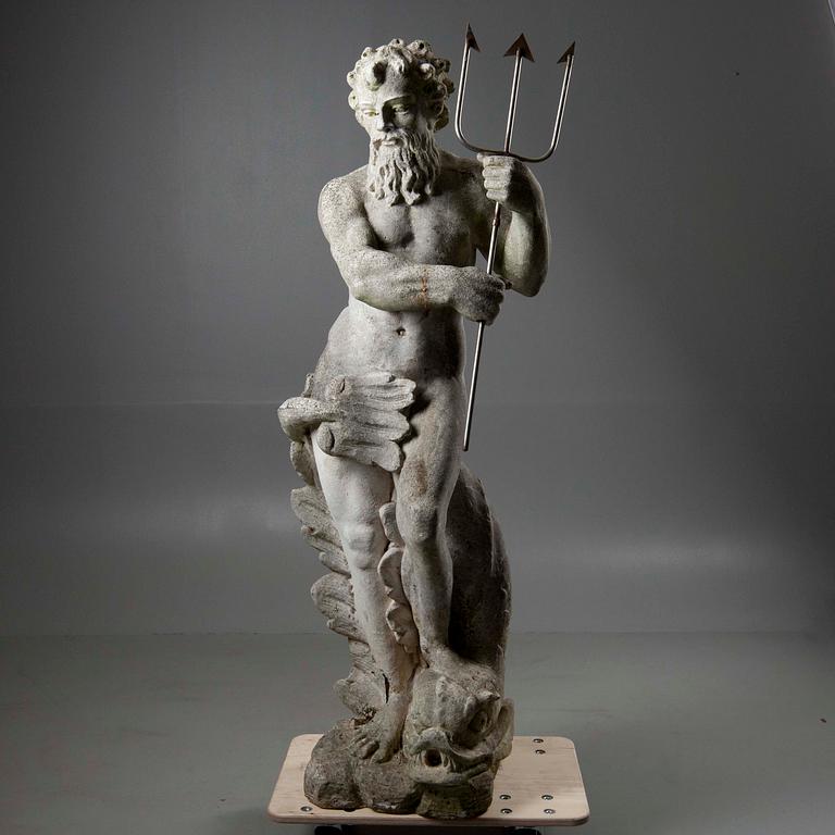 TRÄDGÅRDSSKULPTUR / FONTÄN, betong, 1900-talets senare hälft.