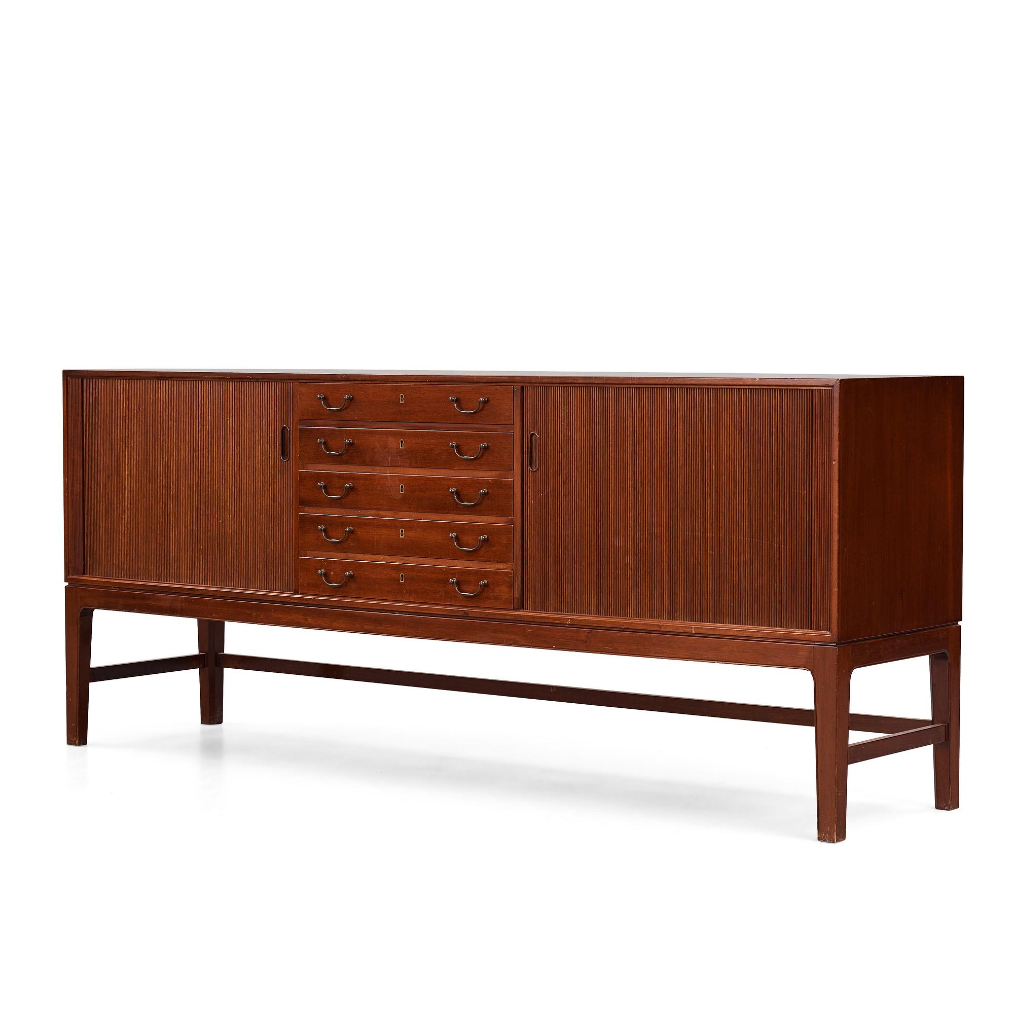 Ole Wanscher, a sideboard, by cabinetmaker AJ Iversen, Denmark 1950's.