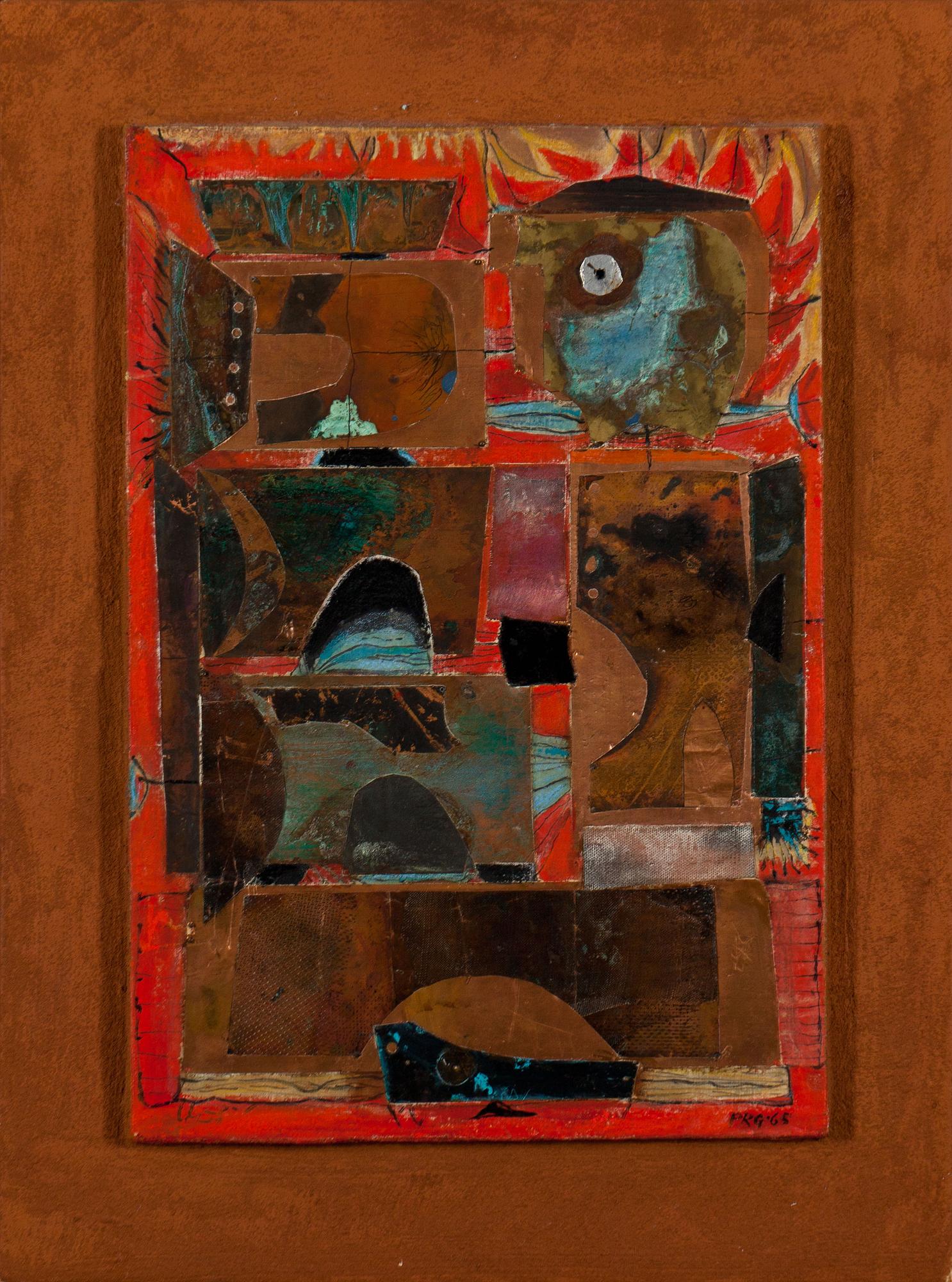 PAUL RENÉ GAUGUIN, blandteknik, signerad och daterad 65.