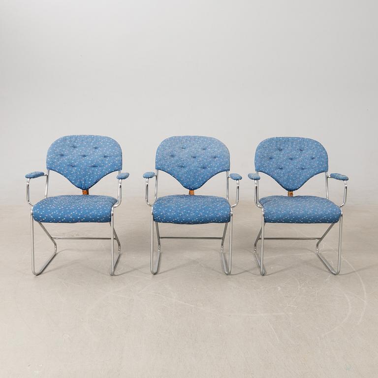 Sam Larsson, armchairs 5 pcs "Sam" for DUX late 20th century.