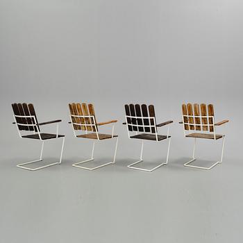 TRÄDGÅRDSGRUPP, 5 delar, Grythyttan, 1900-talets andra hälft.