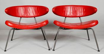 FÅTÖLJER, 1 par, 1950-/1960-tal.