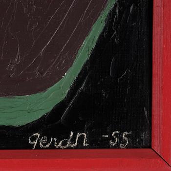 GERD NORDENSKJÖLD, olja på duk, sign o dat -55.