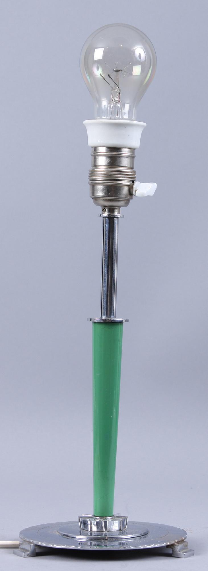 BORDSLAMPA, art deco, 1930-tal.