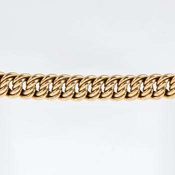 ARMBAND, 18 k guld, svenska stämplar 1910. Vikt ca 11 gram.