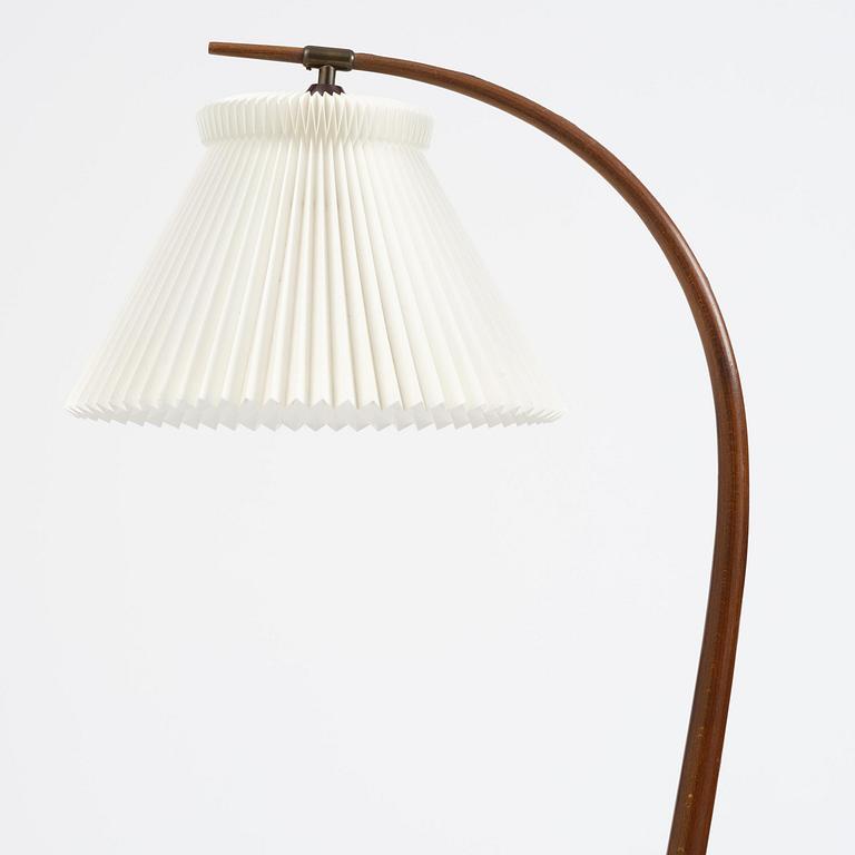 Severin Hansen, a "Bridge" floor lamp, Haslev Møbelsnedkeri, Denmark, 1950s.