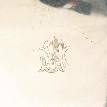 PARTI SILVER, 6 delar, silver, bland annat Karl Anderson, Stockholm, 1915. Vikt ca 950 gram.