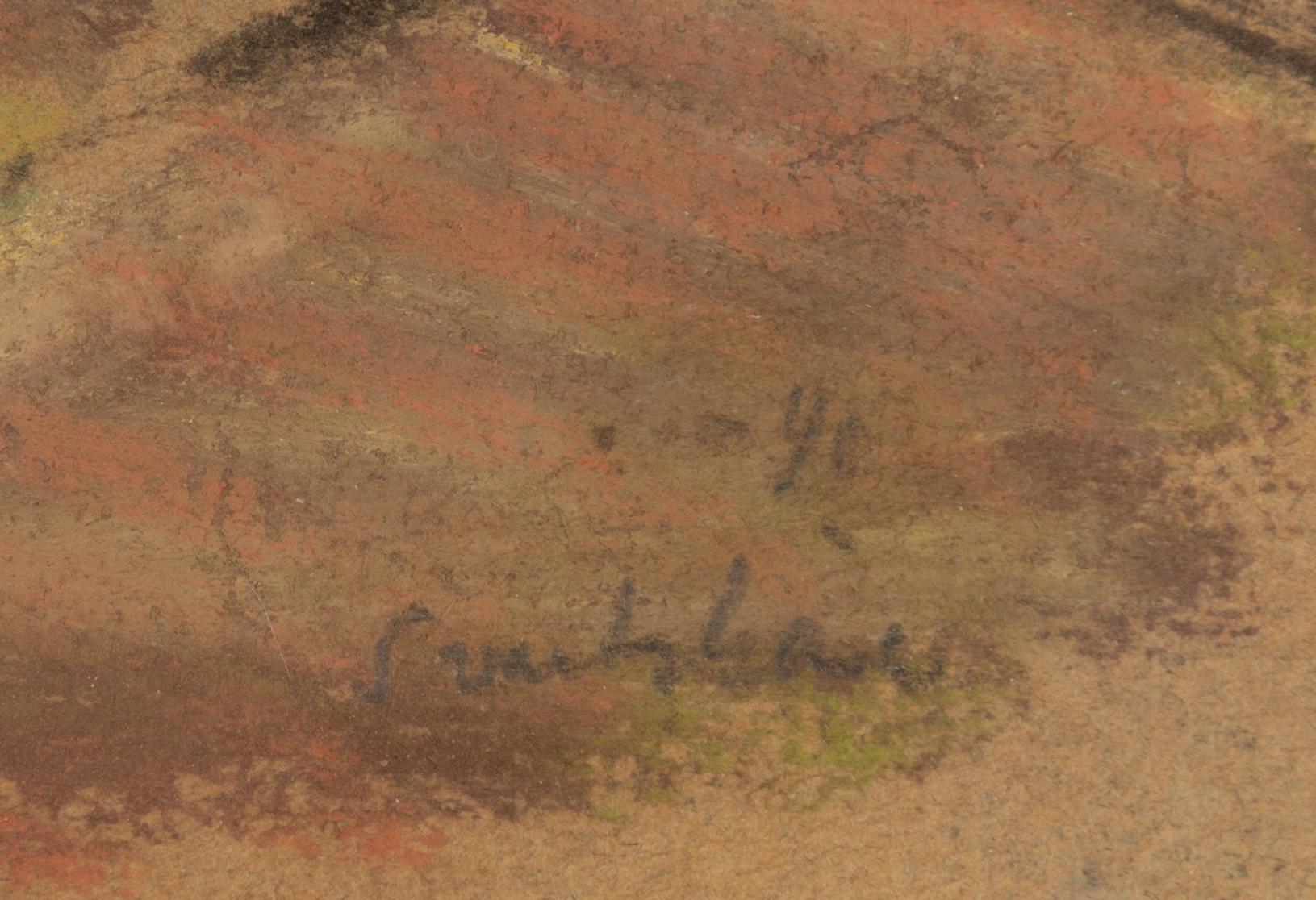 Roland Svensson, Rowboat by the cliff.