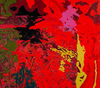 Johan Scott, oil on plexi, 4 parts, signed Johan Scott and dated -99 verso.