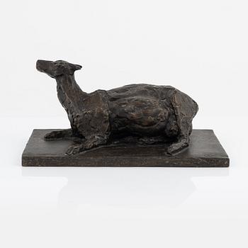 A bronze sculpture, signed ILL, dated -70.