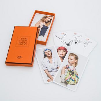 Hermès · KNOTTING CARDS, "Cartes À Nouer", Hermès.