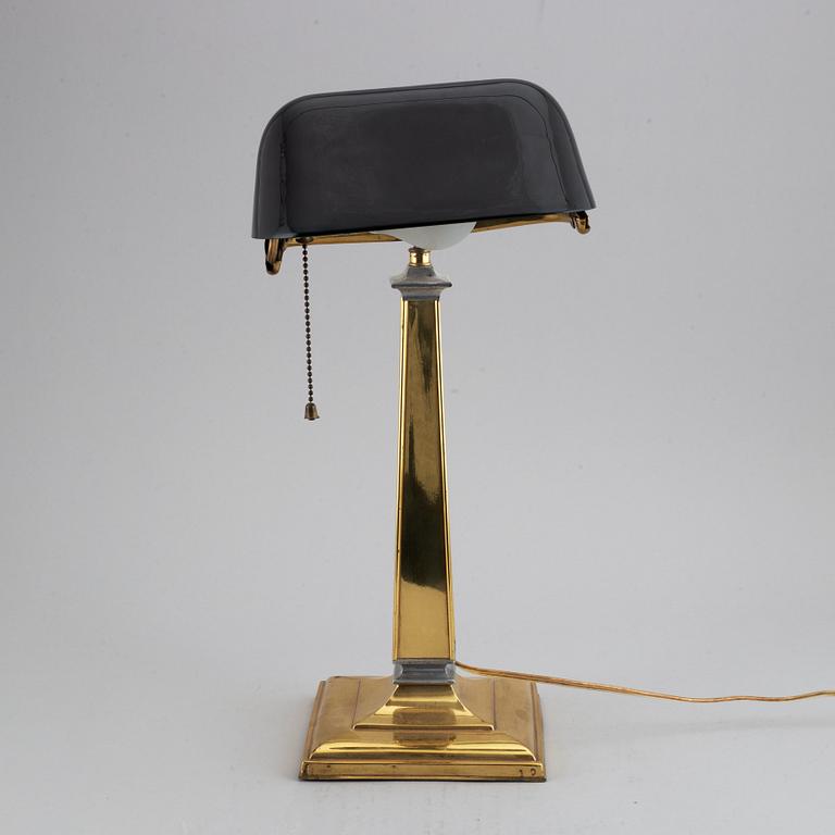 An Emerlite table lamp.