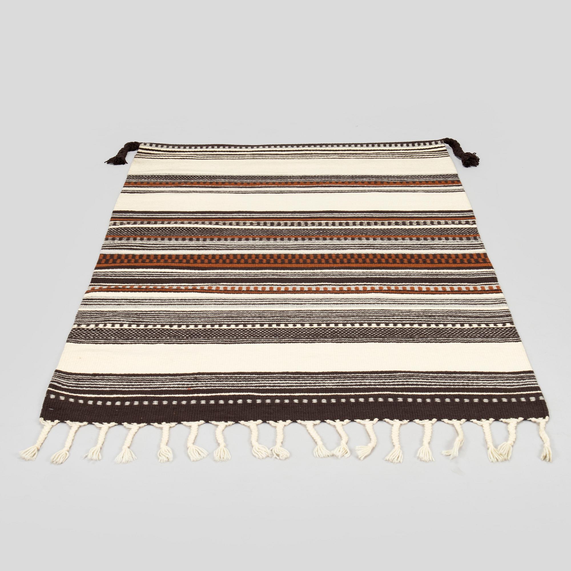 Elsa Montell-Saanio, a Raanu textile 'A bear’s hibernation' from Lapland. Ca 140 x 97 cm.