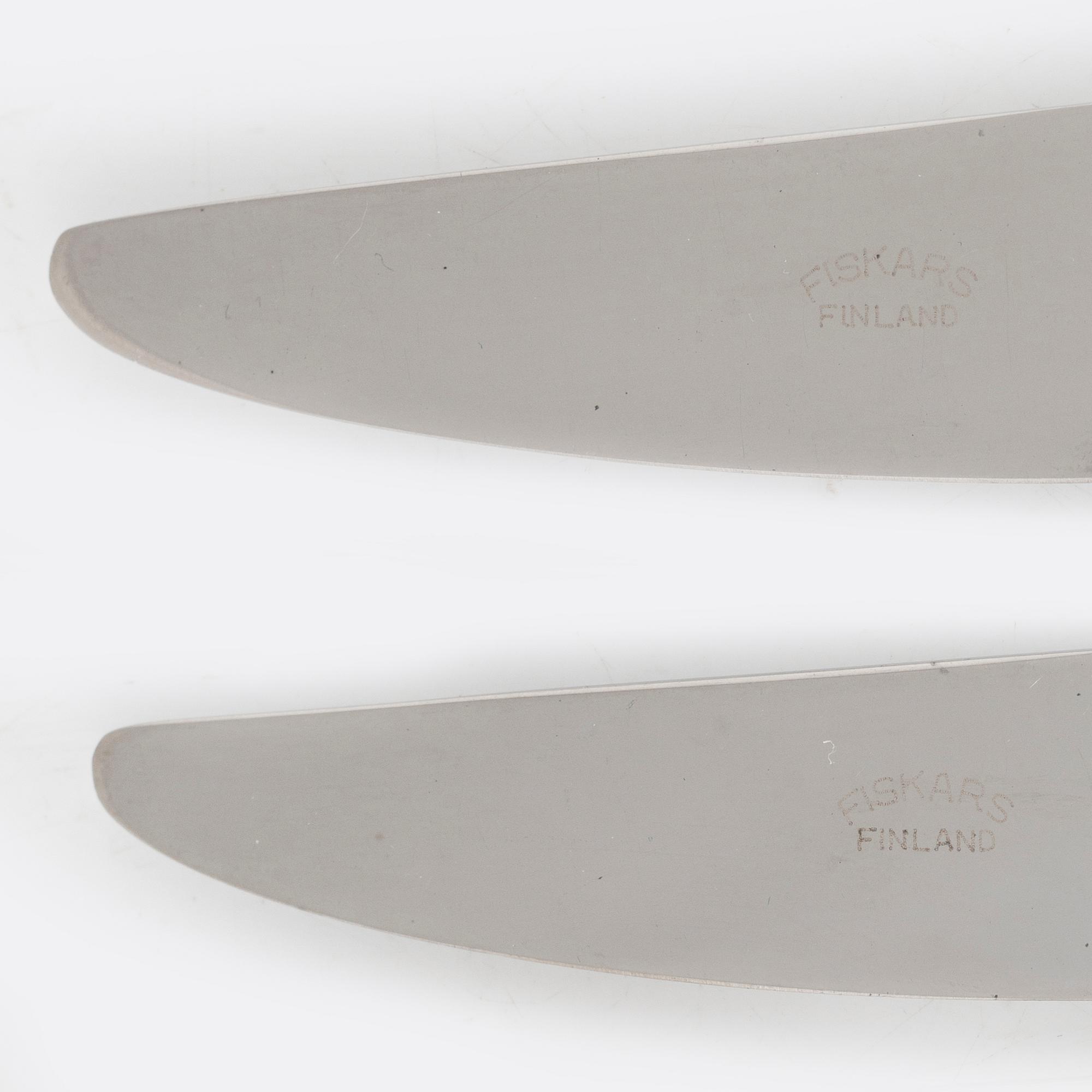Bertel Gardberg, a silver cutlery set, 'Birgitta', Hopeatehdas oy, Helsinki 1959-1960 (36 pieces).