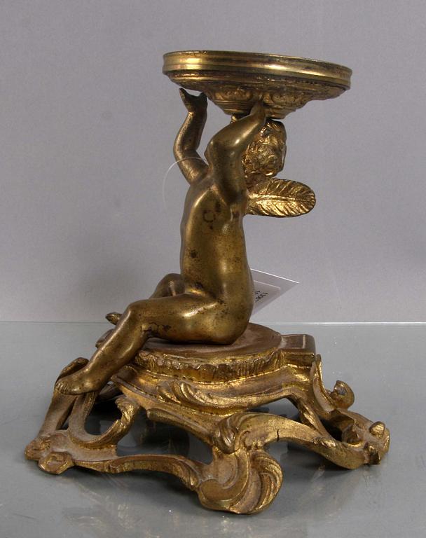 BORDSUPPSATS, brons, nyrokoko, 1800-tal.