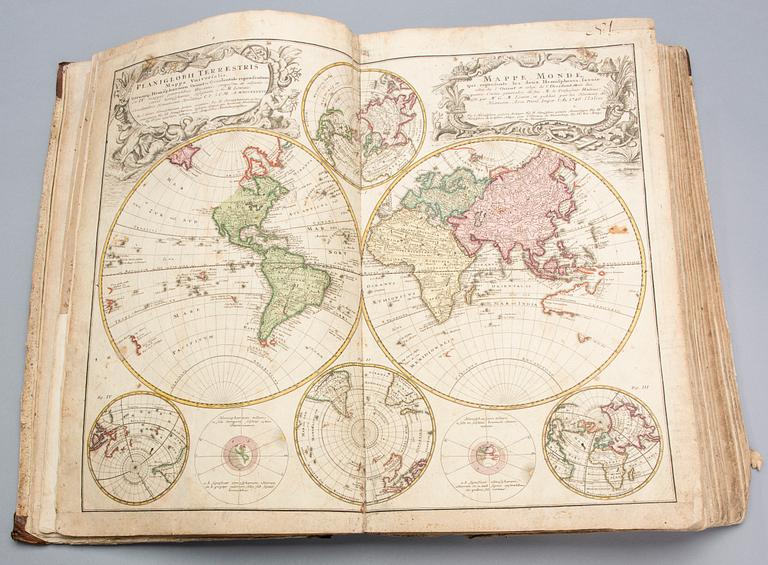 JOHANN BAPTISTA HOMANN, Atlas, Novus Terrarum Orbis Imperia Regna Et Status.