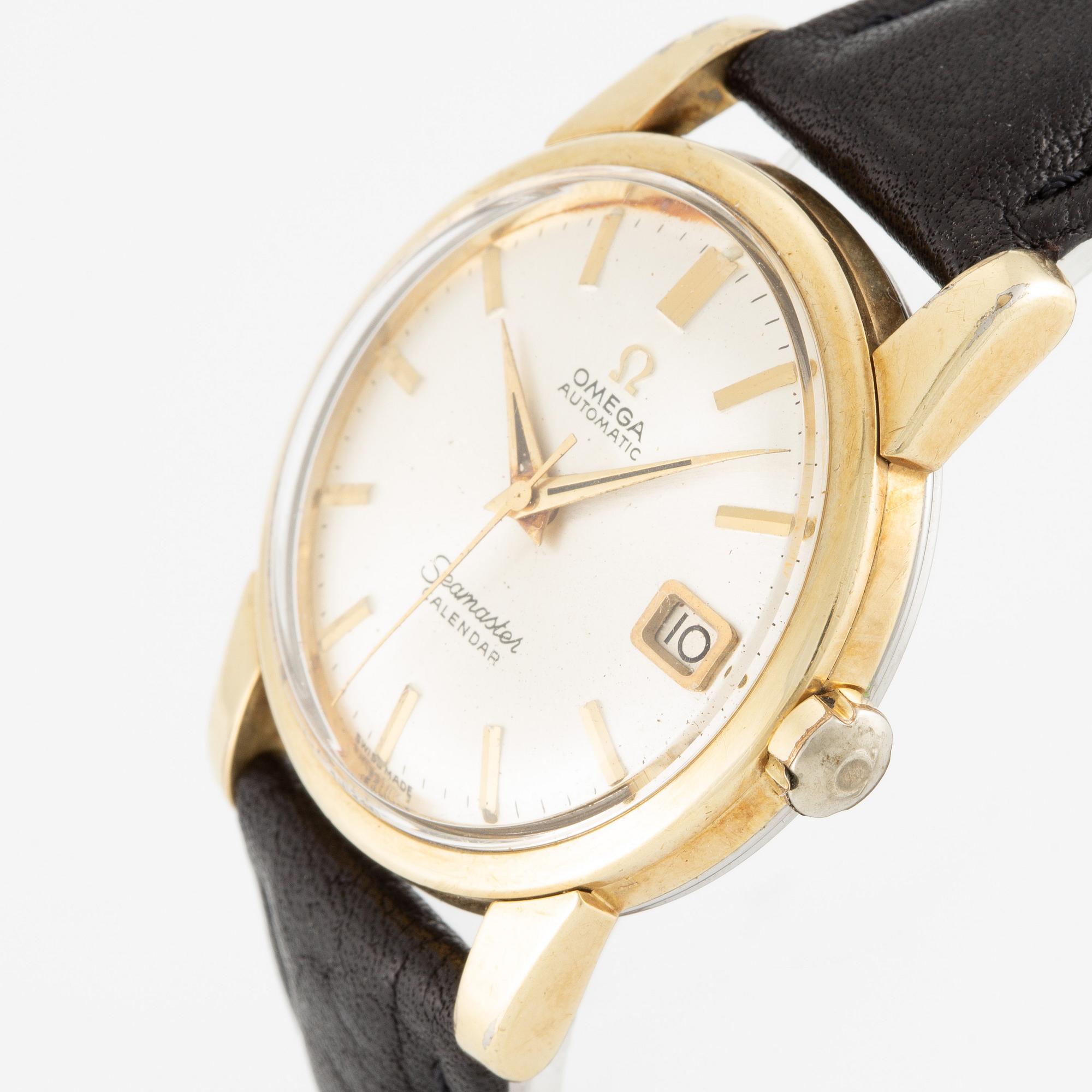 Omega, Seamaster, Calendar, wristwatch, 34 mm.