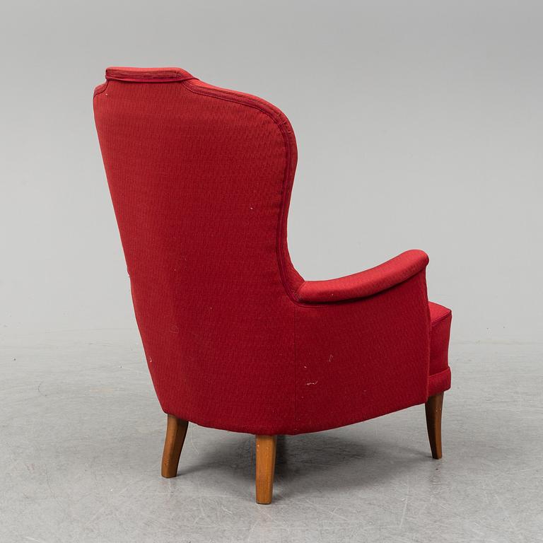 CARL MALMSTEN, fåtölj, "Farmor", 1900-talets andra hälft.