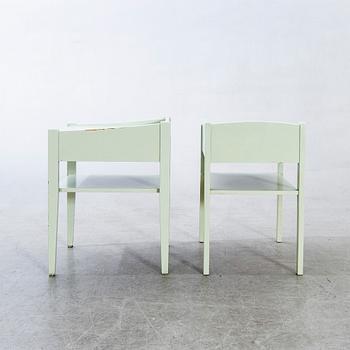 A pair of 1950/60s bedside tables.