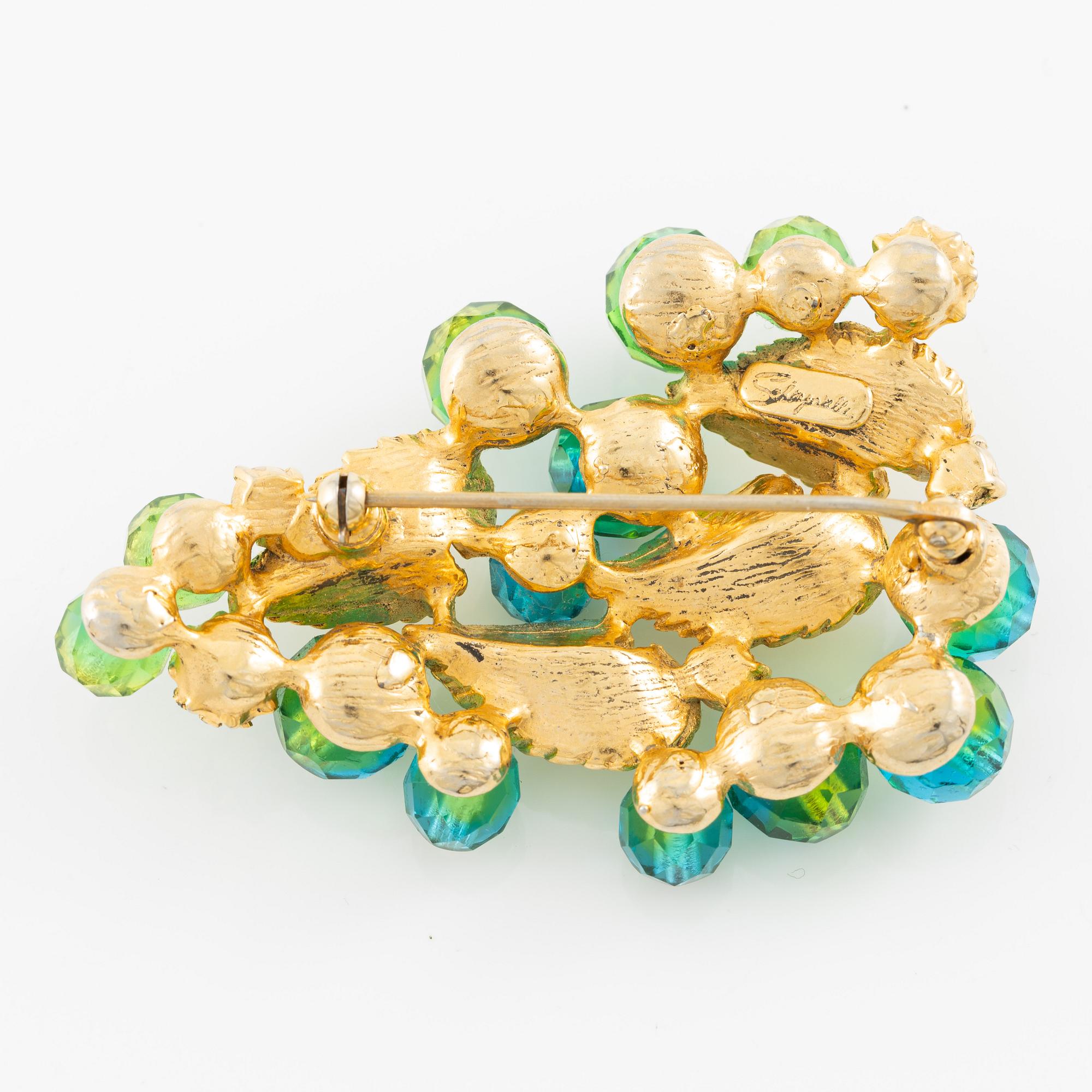 Elsa Schiaparelli, brosch, vintage.