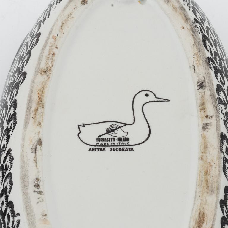 Piero Fornasetti, a porcelaine duck tureen, Italy.