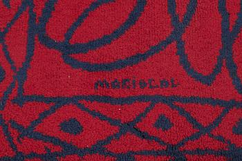 Javier Mariscal, "Estambul", a carpet, Nanimarquina, ca 279,5 x 200 cm, Spain the 1990's, signed Mariscal.