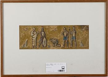 NYMAN, OLLE, 2 st, bl.a. blyerts, sign.
