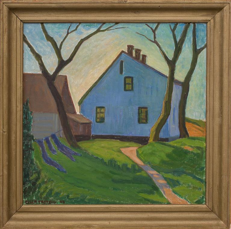 ELLEN TROTZIG, olja på duk, signerad och daterad 48.