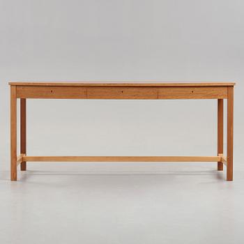 Josef Frank, a mahogany desk, Svenskt Tenn, mid 20th century, model 1160.