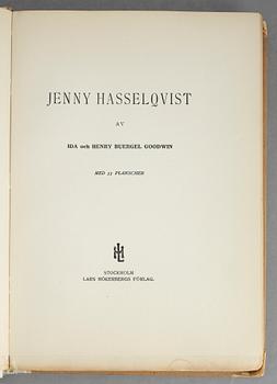 BOK, "Jenny Hasselqvist", Ida och Henry Buergel Goodwin, Lars Hökerbergs Förlag, Stockholm, 1918.