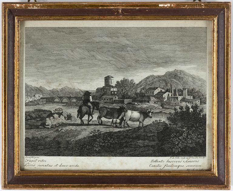 GRAVYRER, ett par, omkring år 1800.