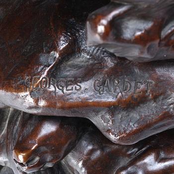 Georges Gardet, "Panthère au python".