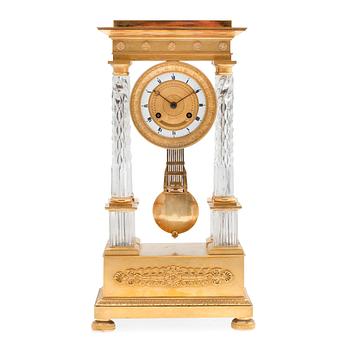 313. A FRENCH MANTELPIECE CLOCK.