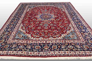 A carpet, Najafabad, around 500 x 340 cm.