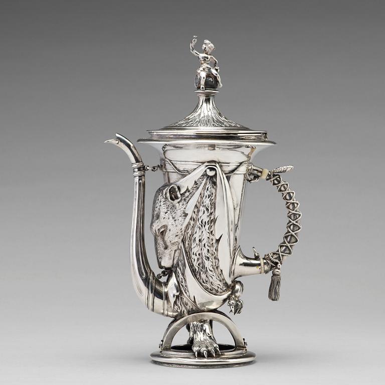 Jean-Baptiste Vaillant, kanna/pokal, silver, S:t Petersburg 1858.