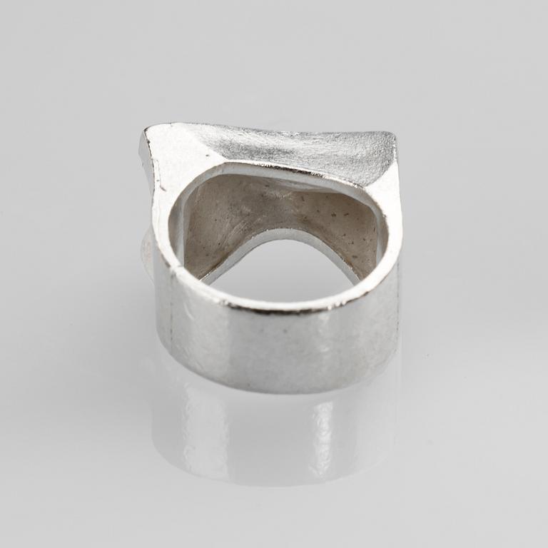 RING, sterlingsilver, Lapponia, Finland, 1970. Vikt ca 9,5 g.