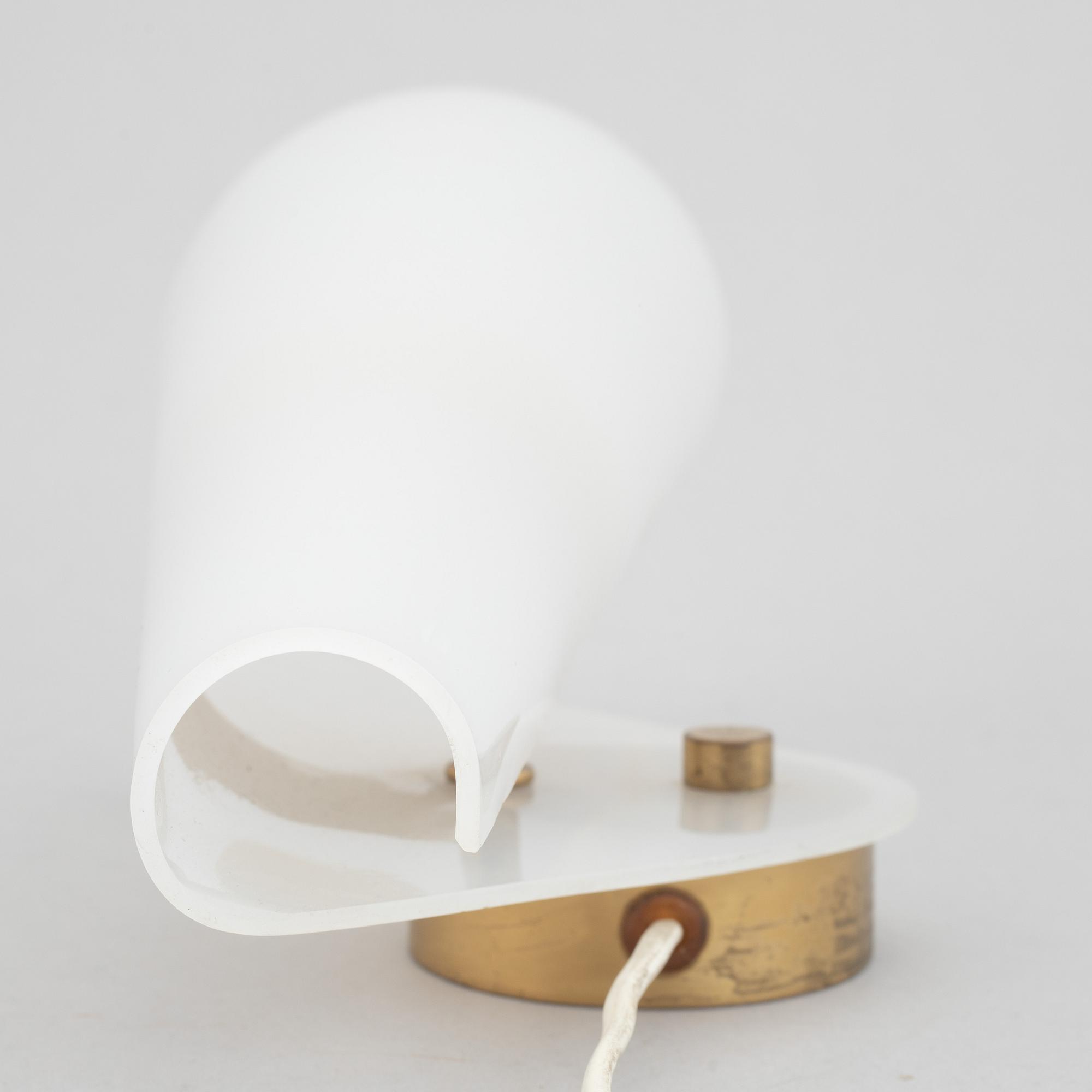 Karlskrona Lampfabrik, a model 5425 wall lamp, 1950's.